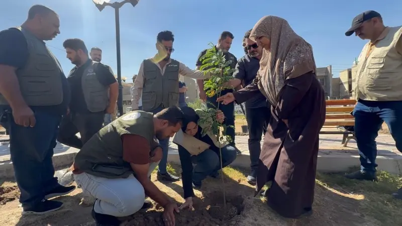 العراق يطلق حملة لتشجير بغداد لمواجهة التغير المناخي والتلوث