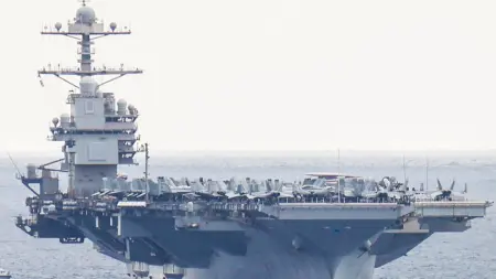 related_news_inside_blogsحاملة الطائرات الأميركية فورد تسجل رقما قياسيا بسبب حرب إيران