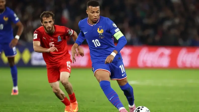 كيليان مبابي يتقدم قائمة فرنسا لمواجهتي البرازيل وكولومبيا
