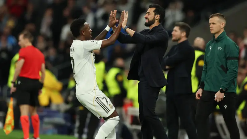 دفاعا عن فينيسيوس.. رسائل من أربيلوا إلى جماهير ريال مدريد بعد سحق موناكو