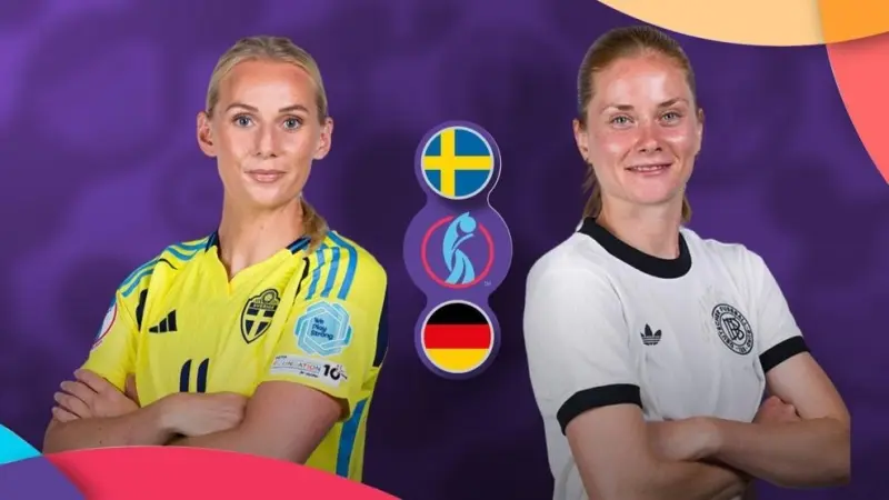 القنوات الناقلة لمباراة ألمانيا ضد السويد في أمم أوروبا للسيدات مع الموعد والتشكيلة