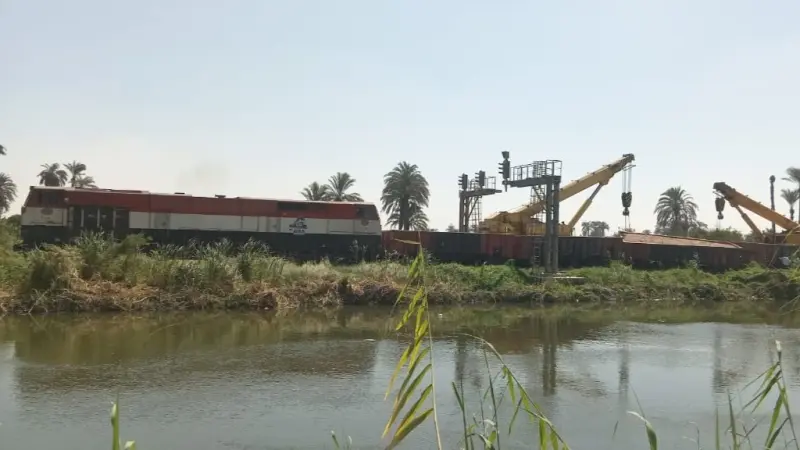 حادث قطار اليوم في مصر لم يسفر عن إصابات أو وفيات