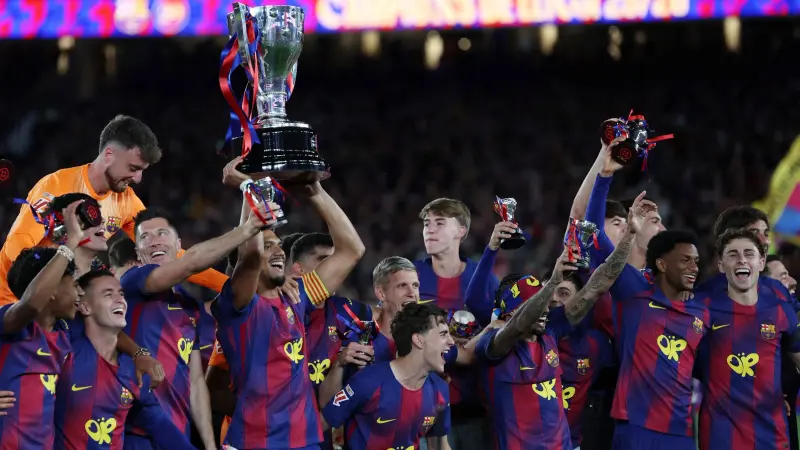 برشلونة يهزم ريال مدريد ويحصد لقب الدوري الإسباني للمرة الـ29 في تاريخه
