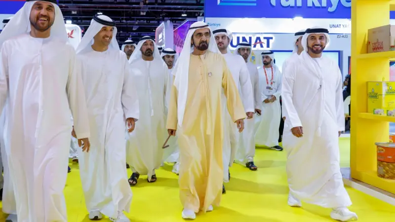 صور- محمد بن راشد يتفقد فعاليات النسخة الـ31 من معرض "جلفود 2026"