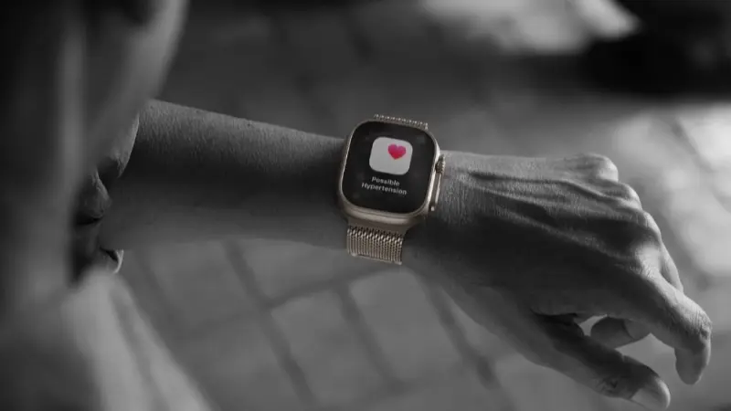 آبل تطلق ميزة تنبيهات ارتفاع ضغط الدم في ساعاتها الذكية