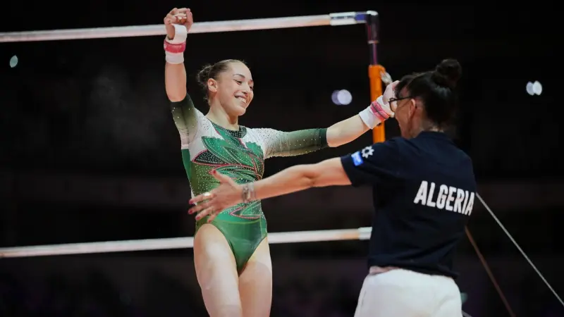 بطولة العالم للجمباز - الجزائرية نمور تحرز ذهبية العارضتين مختلفتي الارتفاع