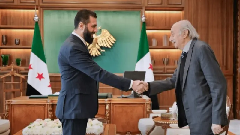 فيديو - لقاء الشرع وجنبلاط.. ما بعد "حلف الأقليات" ومستقبل العلاقات السورية اللبنانية