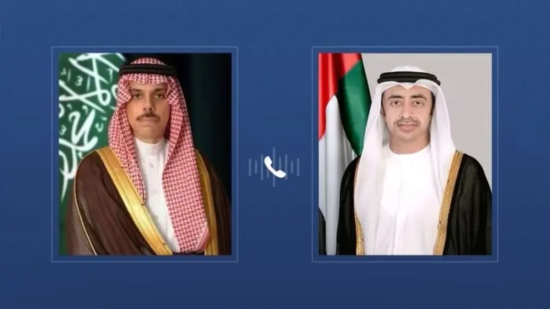 عبدالله بن زايد ووزير الخارجية السعودي يبحثان هاتفيا المستجدات الإقليمية