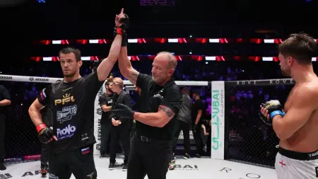 related_news_inside_blogsبطولة PFL - عثمان نورمحمدوف يحتفظ بلقب الوزن الخفيف