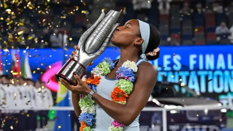 دورة ووهان للتنس - غوف تتوّج بلقبها الثالث في بطولات الـ1000 نقطة