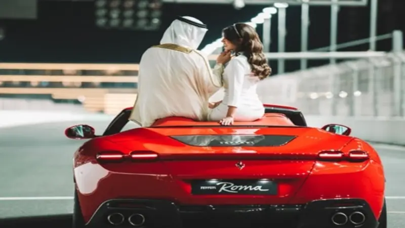 داخل حلبة "فورمولا 1".. حفل زفاف عبد العزيز خاشقجي وأميرة البسام