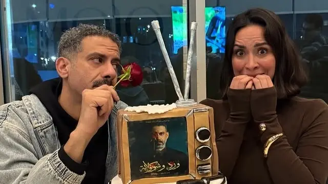 في حب القمر الأوسترادي.. احتفال بسنت شوقي بنجاح "ورد وشوكولاتة" مع محمد فراج