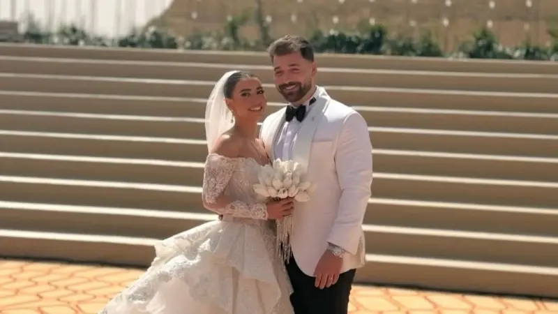 من هو يوسف زوج بنت الدكتورة هبة قطب؟ زفاف فاخر بالأهرامات