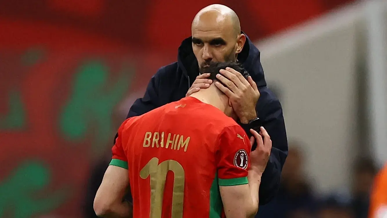 وليد الركراكي قاد المغرب لثاني نهائي قاري في تاريخها (أ ف ب) وليد الركراكي قاد المغرب لثاني نهائي قاري في تاريخها (أ ف ب)