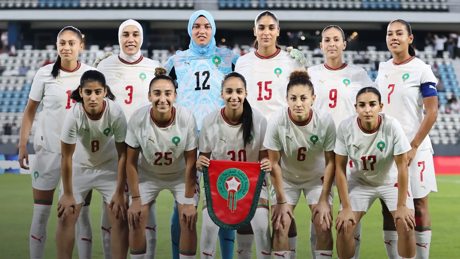 منتخب المغرب للسيدات يستعد للمونديال بوديات قوية (إكس) منتخب المغرب للسيدات يستعد للمونديال بوديات قوية (إكس)