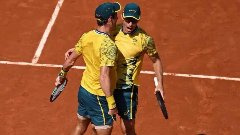 تغطية أولمبياد باريس 2024 - الأستراليان إيبدن وبيرز يحرزان ذهبية زوجي الرجال في التنس