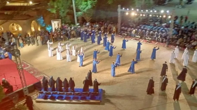 مصريون يُحيون لعبة التحطيب التراثية بمهرجان قومي في الأقصر