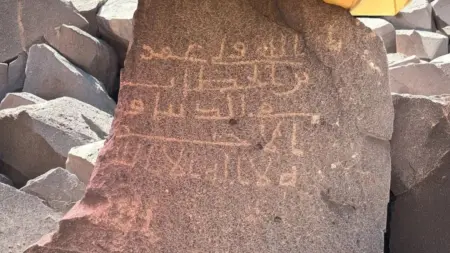 related_news_inside_blogsفيديو - اكتشاف نقش صخري نادر يحمل اسم عمر بن الخطاب