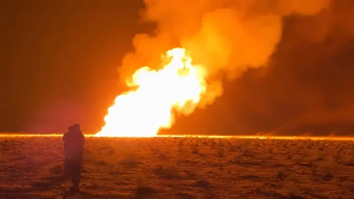 سوريا.. انفجار ناجم عن "عمل تخريبي" يطال خطا للغاز في الشرق