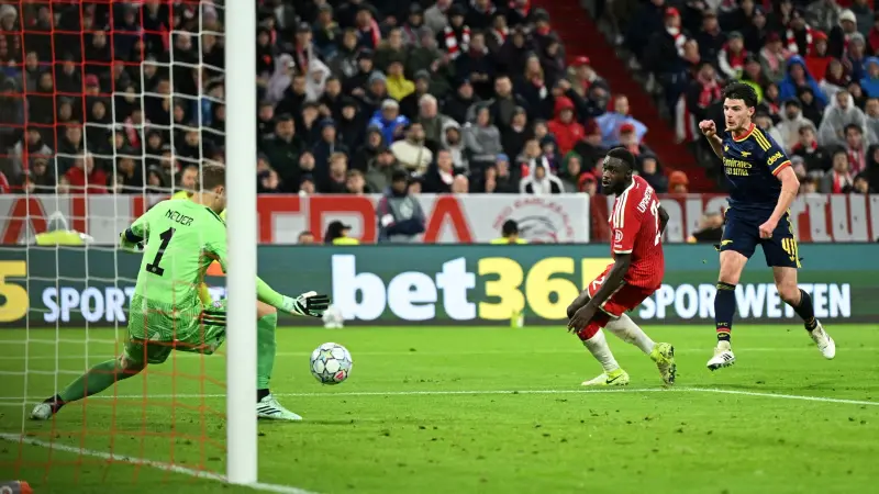 دوري أبطال أوروبا - هدف رايس ينقذ أرسنال من الخسارة أمام بايرن ميونخ