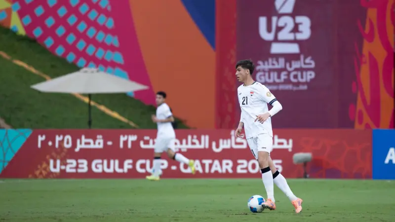 القنوات الناقلة لمباراة العراق ضد قطر اليوم في نصف نهائي كأس الخليج تحت 23 سنة مع الموعد والتشكيلة