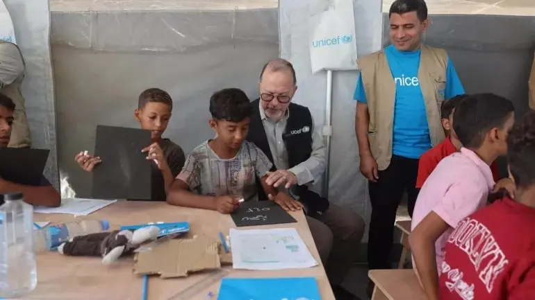 "يونيسف": مستلزمات تعليمية وترفيهية للأطفال تدخل غزة للمرة الأولى منذ سنوات