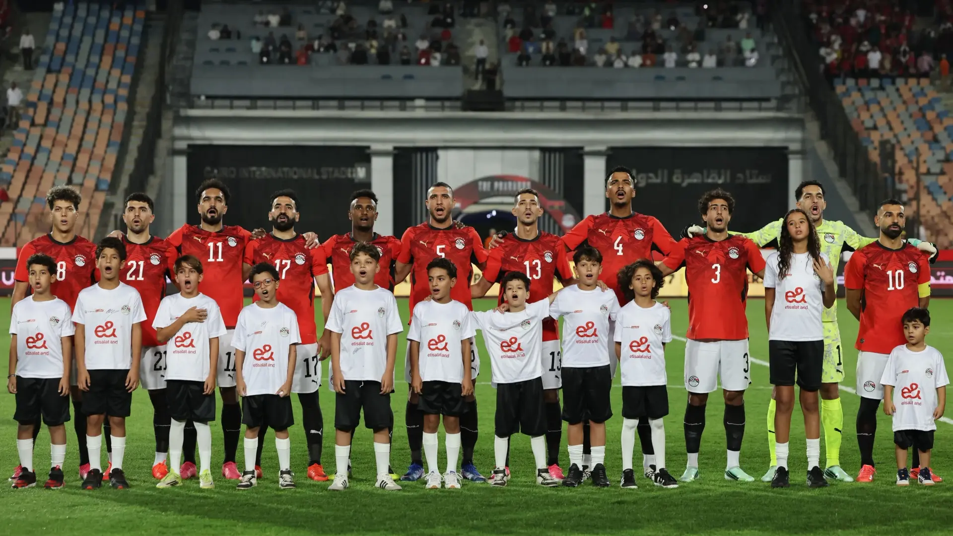 منتخب مصر في تصفيات كأس أمم إفريقيا 2027 (رويترز) منتخب مصر في تصفيات كأس أمم إفريقيا 2027 (رويترز)
