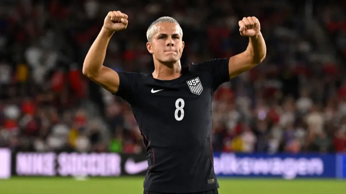 كافان سوليفان يدخل تاريخ المنتخب الأميركي (أ ف ب) كافان سوليفان يدخل تاريخ المنتخب الأميركي (أ ف ب)