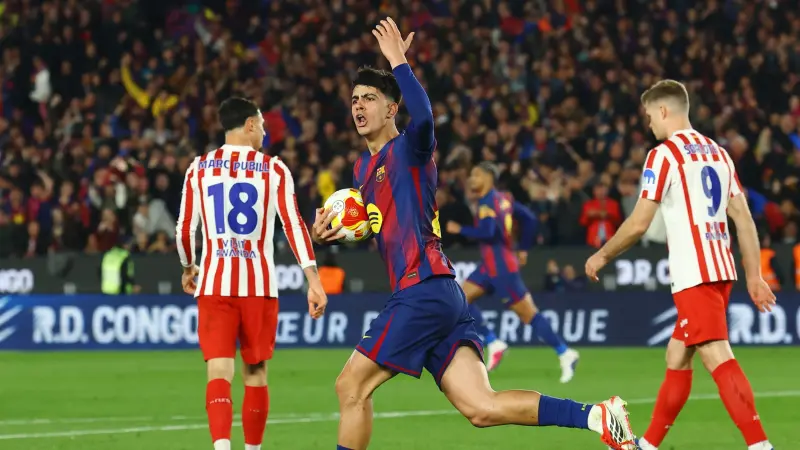 نتيجة وملخص مباراة برشلونة وأتلتيكو مدريد.. 3 أهداف لا تكفي لبلوغ نهائي كأس الملك