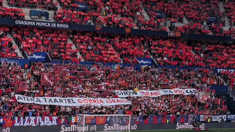 بسبب ضغط جماهير النادي.. استقالة عضو إدارة أوساسونا بسبب دعم إسرائيل