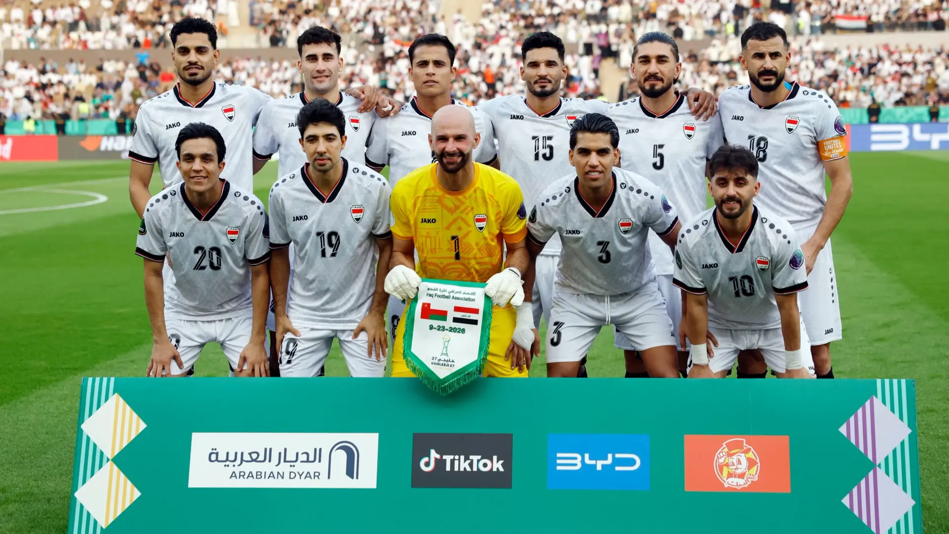 العراق تعثر في بداية مشواره في خليجي 27 (رويترز) العراق تعثر في بداية مشواره في خليجي 27 (رويترز)