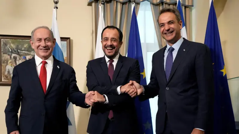 "جدار أمني".. تحالف إسرائيلي يوناني قبرصي في مواجهة تركيا