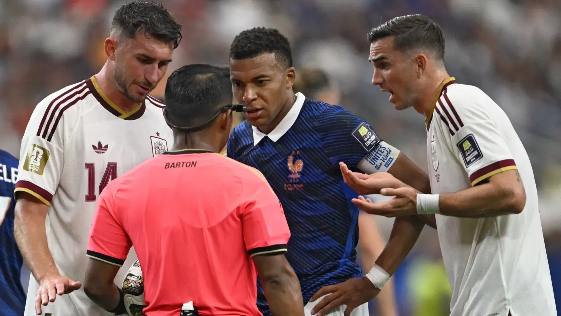 مبابي في صدارة أفضل لاعبي كأس العالم 2026 (أ ف ب) مبابي في صدارة أفضل لاعبي كأس العالم 2026 (أ ف ب)