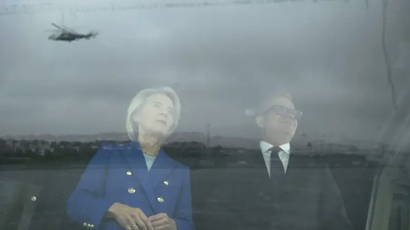 الشكوك تحوم حول روسيا.. تعرّض طائرة فون دير لاين للتشويش