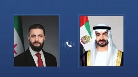 related_news_inside_blogsرئيس دولة الإمارات والرئيس السوري يبحثان هاتفياً علاقات البلدين والتطورات الإقليمية