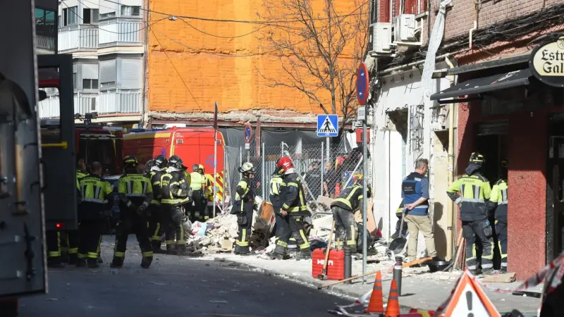 فيديو - قتلى ومصابون في انفجار ناجم عن تسرب غاز في مدريد