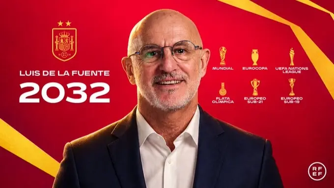 الأكثر تتويجا في تاريخ المنتخب.. دي لا فوينتي يجدد عقده مدرباً لإسبانيا حتى 2032