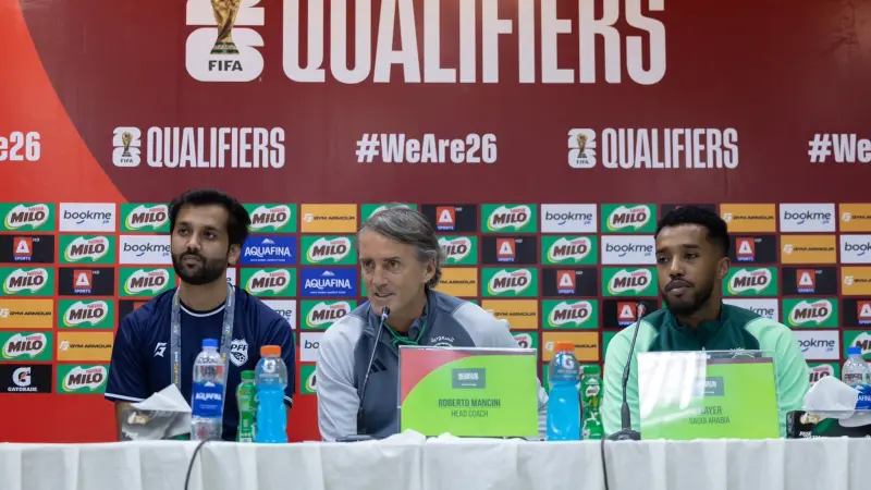 تشكيلة منتخب السعودية اليوم أمام باكستان.. مانشيني يتطلع للحسم