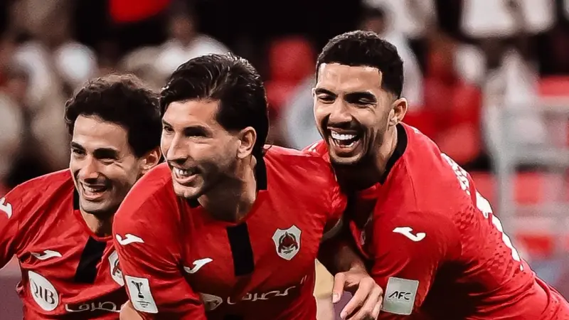 نتيجة وملخص أهداف مباراة الفيصلي ضد الريان اليوم في دوري أبطال آسيا 2.. انتصار مثير لـ"الرهيب"