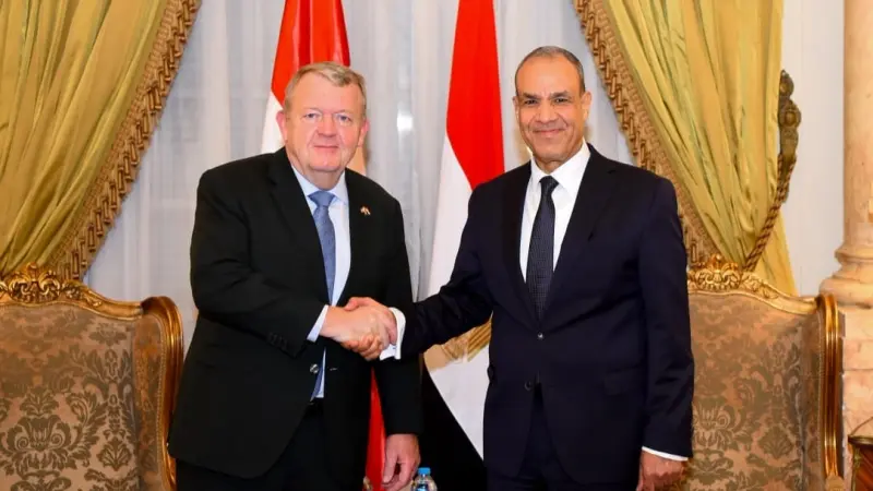 أهرامات من الليغو.. هدية دنماركية غير متوقعة لوزير الخارجية المصري