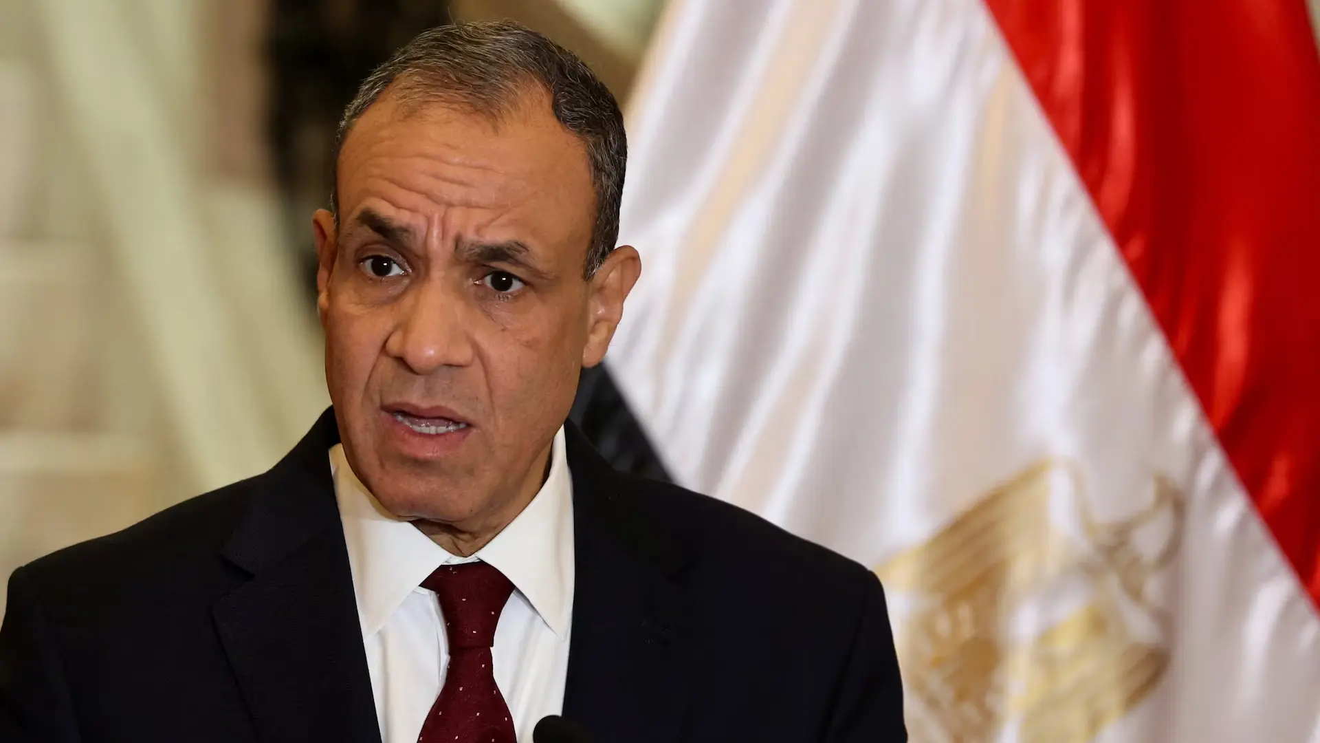 عبد العاطي يؤكد لفيدان رفض مصر مذكرة ترسيم الحدود البحرية مع ليبيا (رويترز) عبد العاطي يؤكد لفيدان رفض مصر مذكرة ترسيم الحدود البحرية مع ليبيا (رويترز)