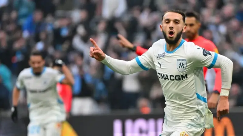الدوري الفرنسي - أمين غويري ينثر سحره في فوز ساحق لمارسيليا أمام سانت إيتيان
