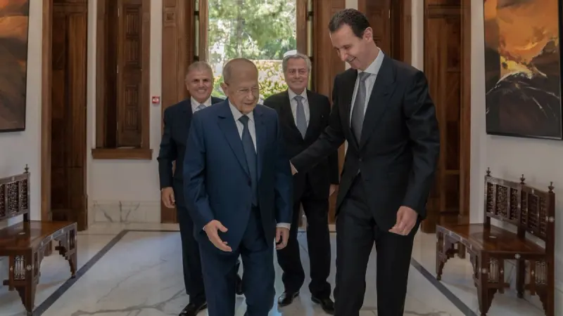 الأسد بعد لقائه عون: لا يمكن لسوريا ولبنان النظر لتحدياتهما بشكل منفصل