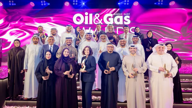 "أدنوك" تحصد 14 جائزة ضمن جوائز "النفط والغاز في الشرق الأوسط"