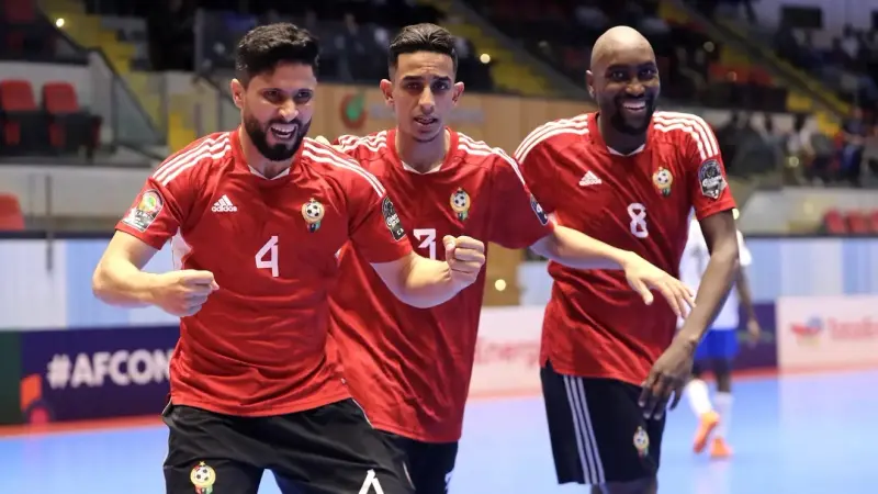 فيديو - ليبيا تهزم مصر وتتأهل إلى كأس العالم لكرة الصالات