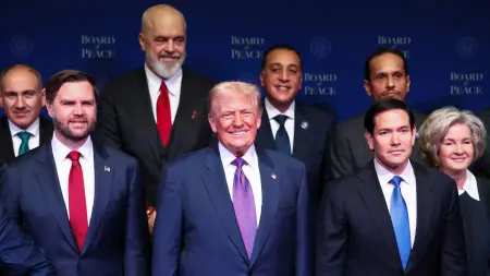 انعقاد الاجتماع الأول لمجلس السلام برئاسة ترامب