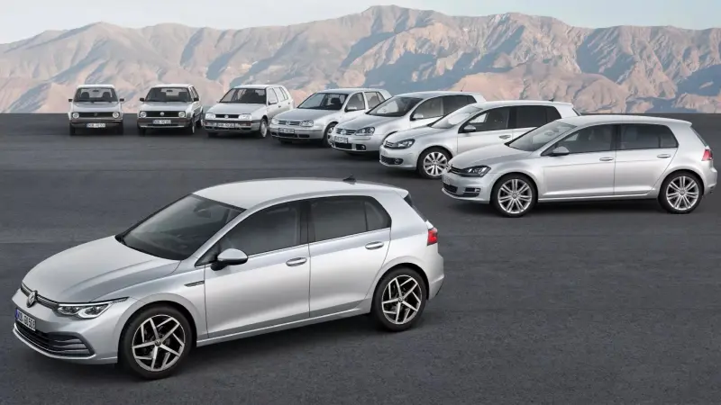 فولكس فاغن تكشف ملامح سيارة غولف الجديدة كليا