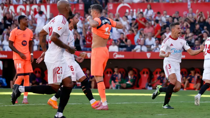 بث مباشر - مباراة برشلونة ضد إشبيلية في الدوري الإسباني لحظة بلحظة