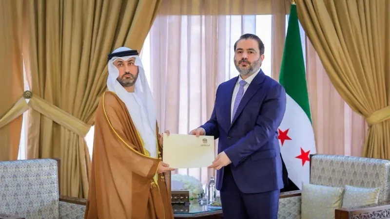 الشيباني يتسلم أوراق اعتماد سفيري الإمارات ولبنان