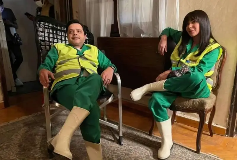 كواليس فيلم الجواهرجي بطولة محمد هنيدي ومنى زكي